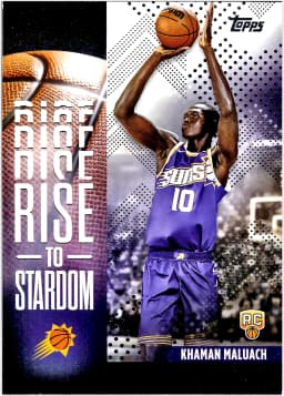 Khaman Maluach #RTS-10 Rookie Card 2025-26 Topps Rise to Stardom