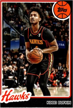Kobe Bufkin #80BK-30 2025-26 Topps 1980-81 Topps Basketball