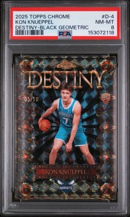 Kon Knueppel #D-4 Rookie Card 2025-26 Topps Chrome Basketball Destiny