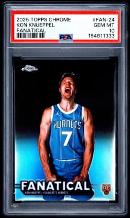 Kon Knueppel #FAN-24 Rookie Card 2025-26 Topps Chrome Basketball Fanatical