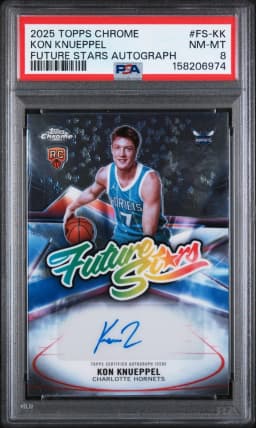 Kon Knueppel #FS-KK Rookie Card 2025-26 Topps Chrome Basketball Future Stars Autographs