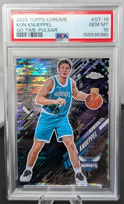 Kon Knueppel #GT-19 Rookie Card 2025-26 Topps Chrome Basketball Go Time
