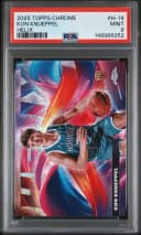 Kon Knueppel #H-14 Rookie Card 2025-26 Topps Chrome Basketball Helix