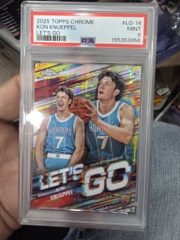 Kon Knueppel #LG-14 Rookie Card 2025-26 Topps Chrome Basketball Lets Go