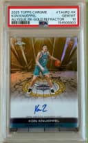 Kon Knueppel #TAUR2-KK Rookie Card 2025-26 Topps Chrome Basketball Topps Autograph Issue Rookies 2