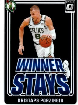 Kristaps Porzingis #9 2024-25 Donruss Optic Winner Stays