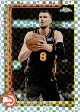 Kristaps Porzingis #65 X-Fractor 2025-26 Topps Chrome Basketball
