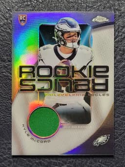 Kyle McCord #RR-KM Rookie Card 2025 Topps Chrome Football Topps Chrome Rookie Relics