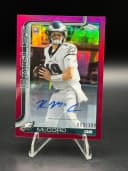 Kyle McCord #RRA-KMCC Rookie Card 2025 Topps Chrome Football Rookie Autographs Variation