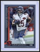 Kyle Monangai #RA-KYM Rookie Card 2025 Topps Chrome Football Rookies Autograph Variation