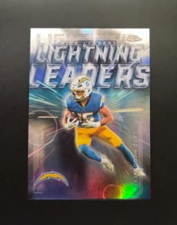 Ladd McConkey #LL-17 2025 Topps Chrome Football Lightning Leaders