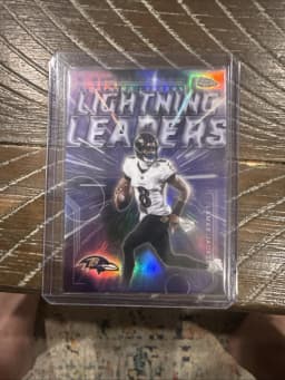 Lamar Jackson #LL-5 2025 Topps Chrome Football Lightning Leaders