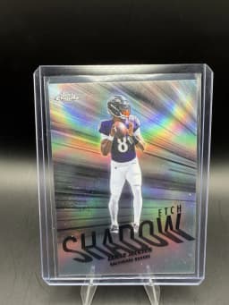 Lamar Jackson #SE-3 2025 Topps Chrome Football Shadow Etch