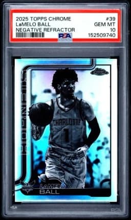 LaMelo Ball #39 2025-26 Topps Chrome Basketball Base Card Variations