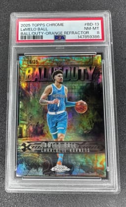 LaMelo Ball #BD-13 2025-26 Topps Chrome Basketball Ball Of Duty