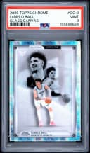 LaMelo Ball #GC-9 2025-26 Topps Chrome Basketball Glass Canvas