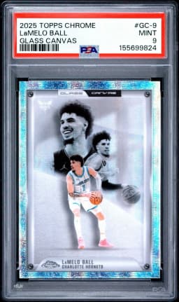 LaMelo Ball #GC-9 2025-26 Topps Chrome Basketball Glass Canvas