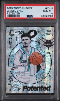 LaMelo Ball #PD-11 2025-26 Topps Chrome Basketball Patented