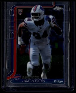 Landon Jackson #358 Rookie Card 2025 Topps Chrome Football