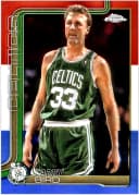 Larry Bird #243 2025-26 Topps Chrome Red White and Blue Refractor