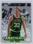 Larry Bird #FAN-17 2025-26 Topps Chrome Basketball Fanatical