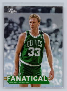 Larry Bird #FAN-17 2025-26 Topps Chrome Basketball Fanatical