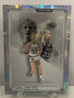 Larry Bird #GC-15 2025-26 Topps Chrome Basketball Glass Canvas