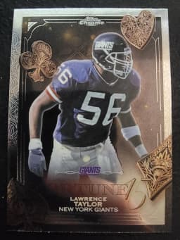 Lawrence Taylor #F15-32 2025 Topps Chrome Football Fortune 15