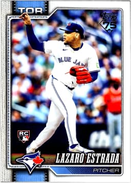 Lazaro Estrada #299 Rookie Card 2026 Topps Series 1