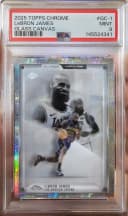 LeBron James #GC-1 2025-26 Topps Chrome Basketball Glass Canvas