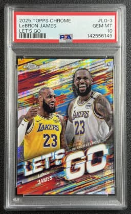 LeBron James #LG-3 2025-26 Topps Chrome Basketball Lets Go