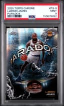 LeBron James #PX-9 2025-26 Topps Chrome Basketball Paradox