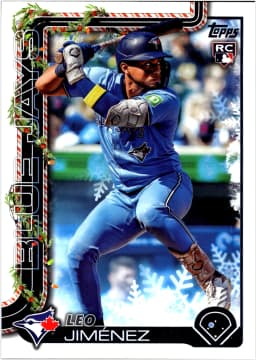 Leo Jiménez #H57 Rookie Card 2025 Topps Holiday