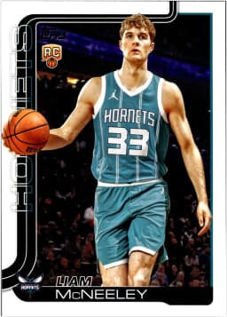 Liam McNeeley #229 Rookie Card 2025-26 Topps