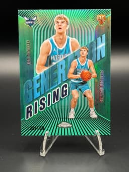 Liam McNeeley #GR-14 Rookie Card 2025-26 Topps Chrome Basketball Generation Rising