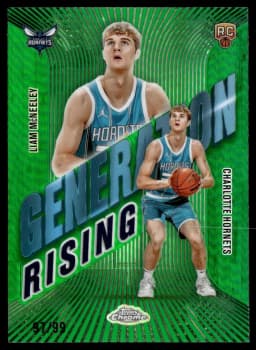 Liam McNeeley #GR-14 Rookie Card 2025-26 Topps Chrome Basketball Generation Rising