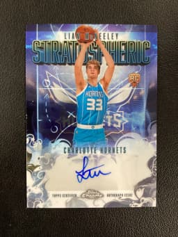 Liam McNeeley #SMR-LMC Rookie Card 2025-26 Topps Chrome Basketball Stratospheric Signatures Rookies