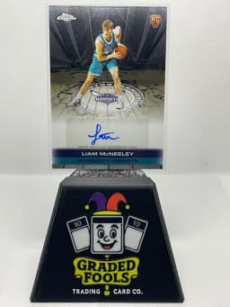 Liam McNeeley #TAIR-LMC Rookie Card 2025-26 Topps Chrome Basketball Topps Autograph Issue Rookies