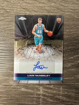 Liam McNeeley #TAUR2-LMC Rookie Card 2025-26 Topps Chrome Basketball Topps Autograph Issue Rookies 2