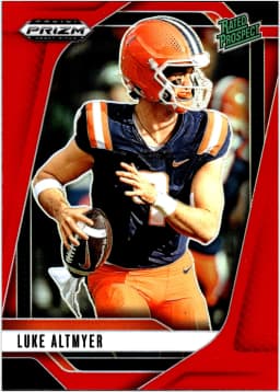 Luke Altmyer #156 2025 Panini Prizm Draft Picks Prizms Red