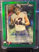 Luke Lachey #RRA-LL Rookie Card 2025 Topps Chrome Football Rookie Autographs Variation