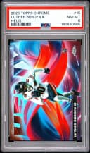 Luther Burden III #HX-15 Rookie Card 2025 Topps Chrome Football Helix