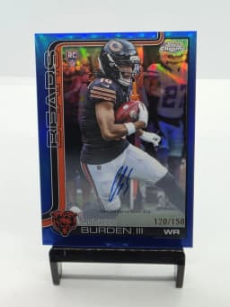 Luther Burden III #RA-LB Rookie Card 2025 Topps Chrome Football Rookies Autograph Variation