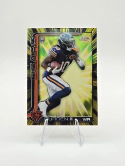 Luther Burden III #RR-16 Rookie Card 2025 Topps Chrome Football Chrome Radiating Rookies