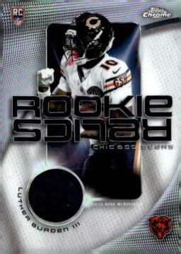 Luther Burden III #RR-LB Rookie Card 2025 Topps Chrome Football Topps Chrome Rookie Relics