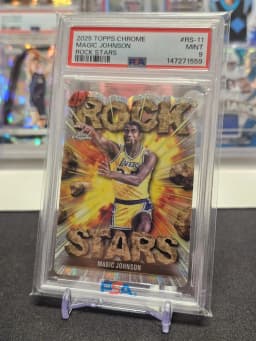 Magic Johnson #RS-11 2025-26 Topps Chrome Basketball Rock Stars