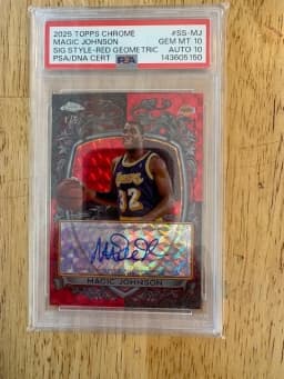 Magic Johnson #SS-MJ 2025-26 Topps Chrome Basketball Signature Style