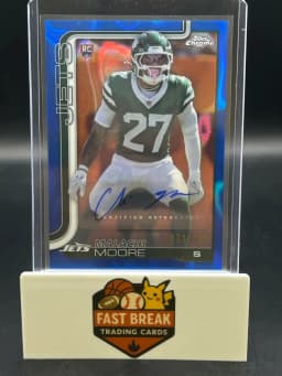 Malachi Moore #RRA-MM Rookie Card 2025 Topps Chrome Football Rookie Autographs Variation