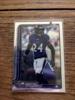 Malaki Starks #347 Rookie Card 2025 Topps Chrome Football