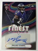 Malaki Starks #RA-MS Rookie Card 2025 Topps Chrome Football Rookies Autograph Variation